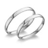 Klasszikus Karikagyűrű Pár 14k - Domború 2.5 mm