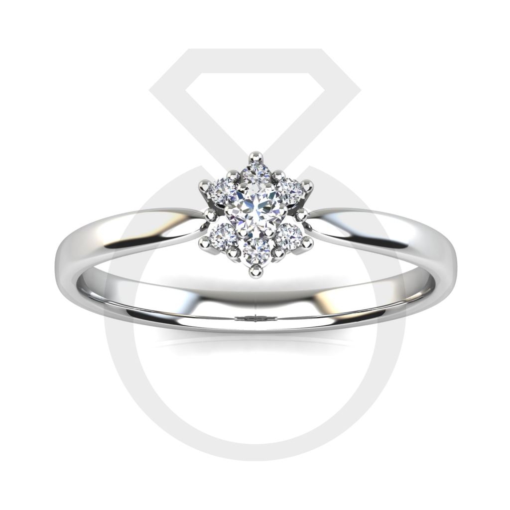 en.b.114www Rose Eljegyzési gyűrű