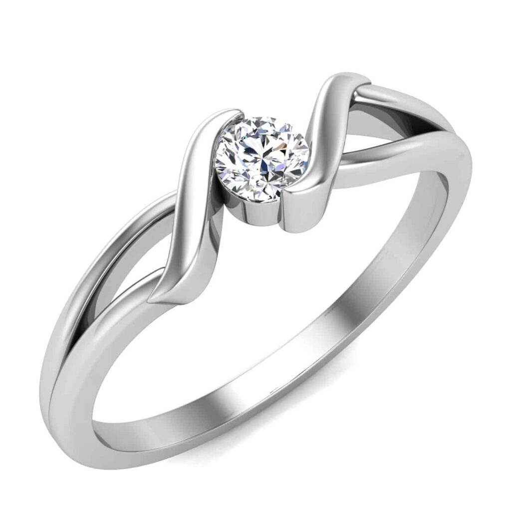 en-bu-009w Agathe Eljegyzési gyűrű