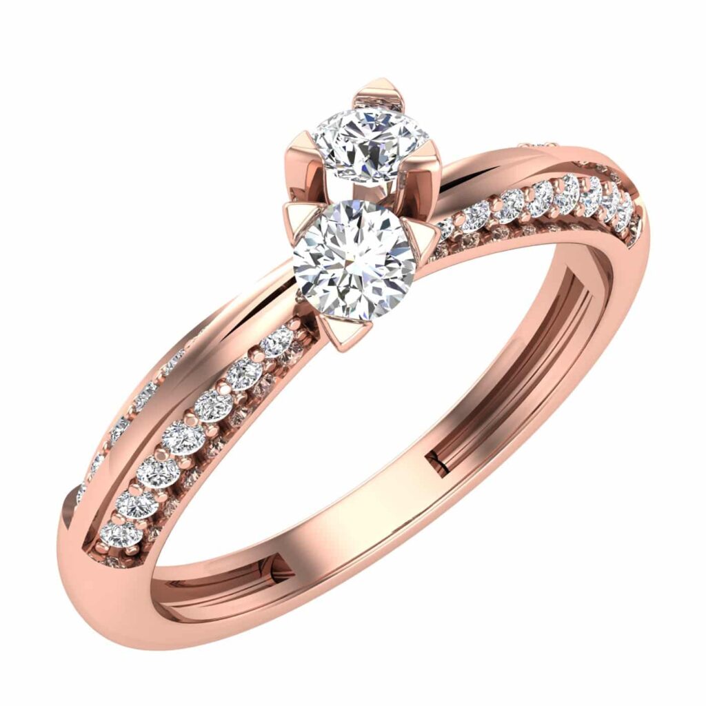 Arany Eljegyzési Gyűrű 14k