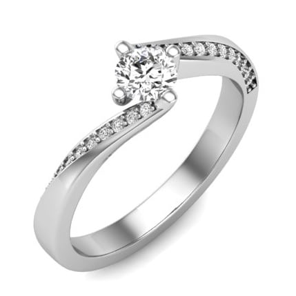 en.bu.010w-2w Dream Eljegyzési gyűrű