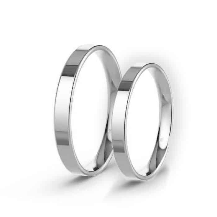 we-vr-3ef Klasszikus Karikagyűrű Pár 14k - Sík 3 mm