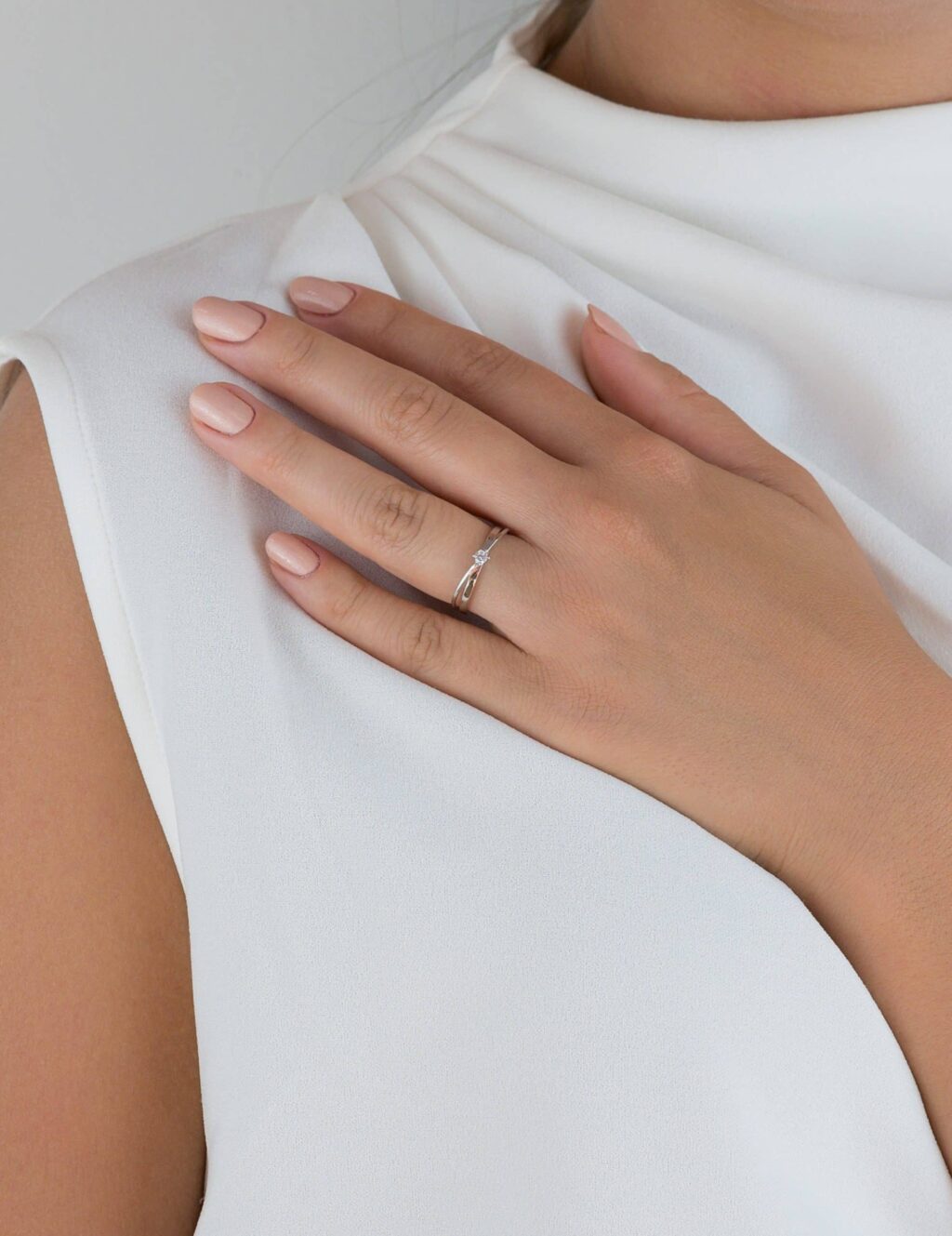 Wave Eljegyzési gyűrű