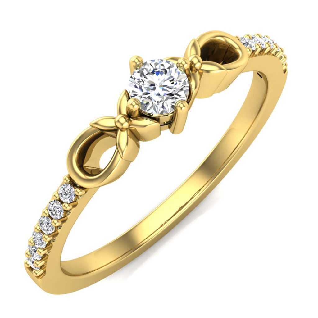 en.bu.032yj Arany Design Gyűrű 14k