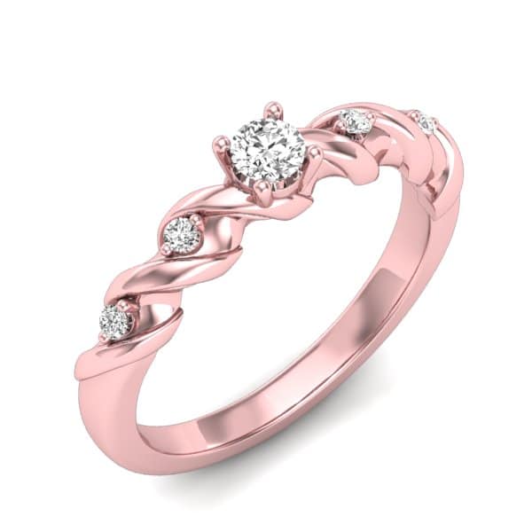 Arany Eljegyzési Gyűrű 14k