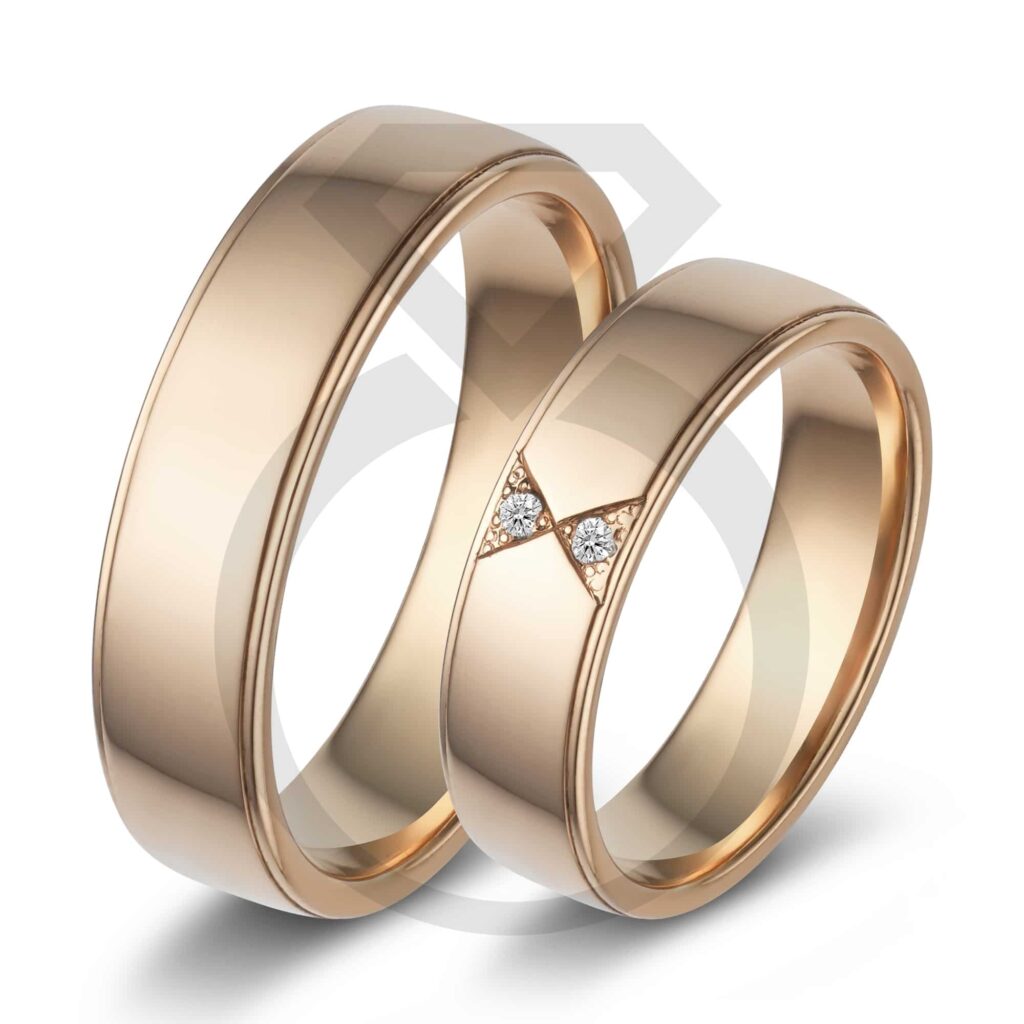 Arany Karikagyűrű Pár 14k