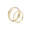 Klasszikus Karikagyűrű Pár 14k - 3/5 mm domború