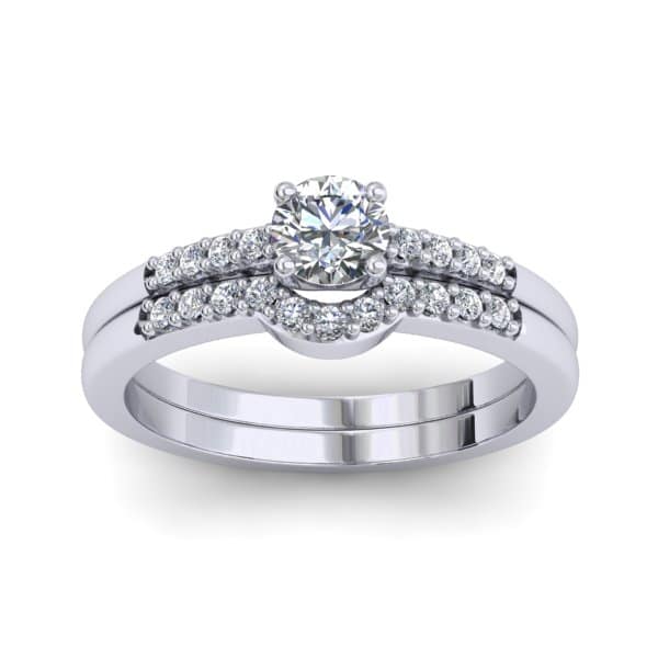 Twin Eljegyzési gyűrű