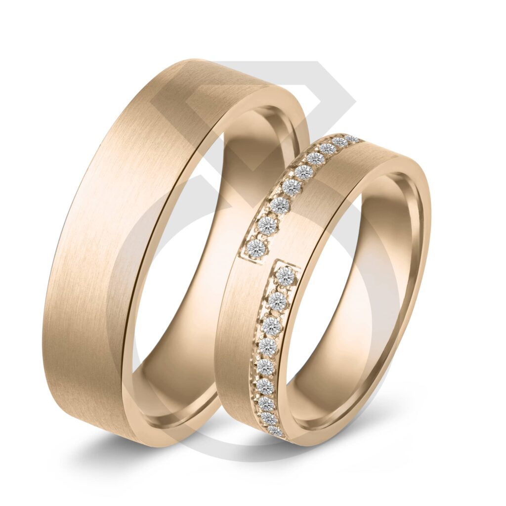 Arany Karikagyűrű Pár 14k