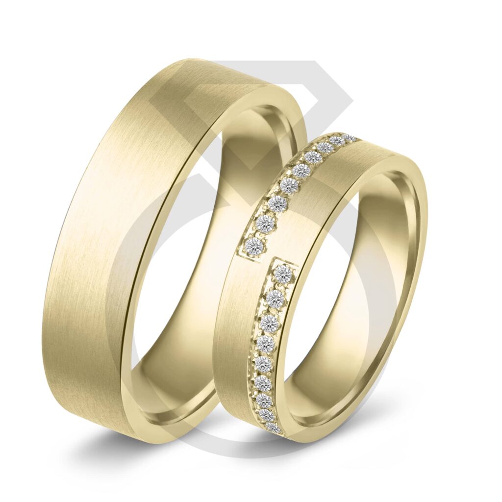 Arany Karikagyűrű Pár 14k